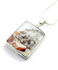 Fluffy Puppy Pendant on Silver Chain