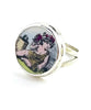 Cherub Vintage Pottery Ring- Size 6