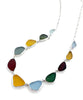 Earth Tone Sea Glass 11 Piece Necklace