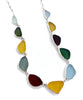 Earth Tone Sea Glass 11 Piece Necklace