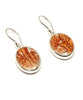 Rust Vintage Imari Pottery Single Drop Earrings