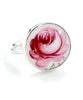 Romantic Dark Pink Rose Vintage Pottery Ring- Size 7