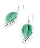 Leaf Vintage Pottery Large Leaf Single Drop Earrings