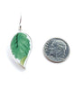 Leaf Vintage Pottery Large Leaf Single Drop Earrings