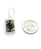 Jack of Spades Vintage Pottery Single Drop Earrings