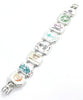 Makers Mark Vintage Pottery Double Link Shard Bracelet #2 - 7 3/4