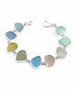 Pastel Sea Glass Bracelet #2 - 7 3/4