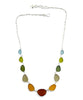 Earth Tone Sea Glass 11 Piece Necklace