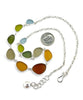 Earth Tone Sea Glass 11 Piece Necklace