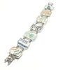 Makers Mark Vintage Pottery Double Link Shard Bracelet #2 - 8