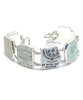 Makers Mark Vintage Pottery Double Link Shard Bracelet #2 - 8