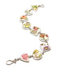 Soft Floral Vintage Pottery Multi Shape Bracelet - 8