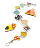 Colorful Spanish Vintage Pottery & Pastel Sea Glass Multi Shape Bracelet - 8