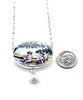 Sweet Babies Vintage Pottery and Pearl Necklace