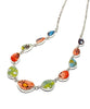 Colorful Spanish Hand Painted Ceramic 11 Piece Necklace
