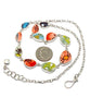 Colorful Spanish Hand Painted Ceramic 11 Piece Necklace