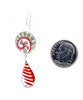 Bold Rust & Green Imari Pottery Double Drop Earrings