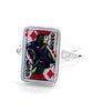 Jack of Diamonds Playing Card Vintage Pottery Ring- Size 9