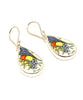 Cornucopia Vintage Pottery Drop Single Earrings