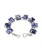Blue and White Pattern Vintage Pottery Bracelet - 7