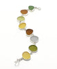 Light Earth Tone Sea Glass Bracelet