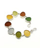 Light Earth Tone Sea Glass Bracelet