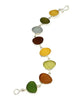 Light Earth Tone Sea Glass Bracelet
