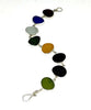 Rich Earth Tone Sea Glass Bracelet