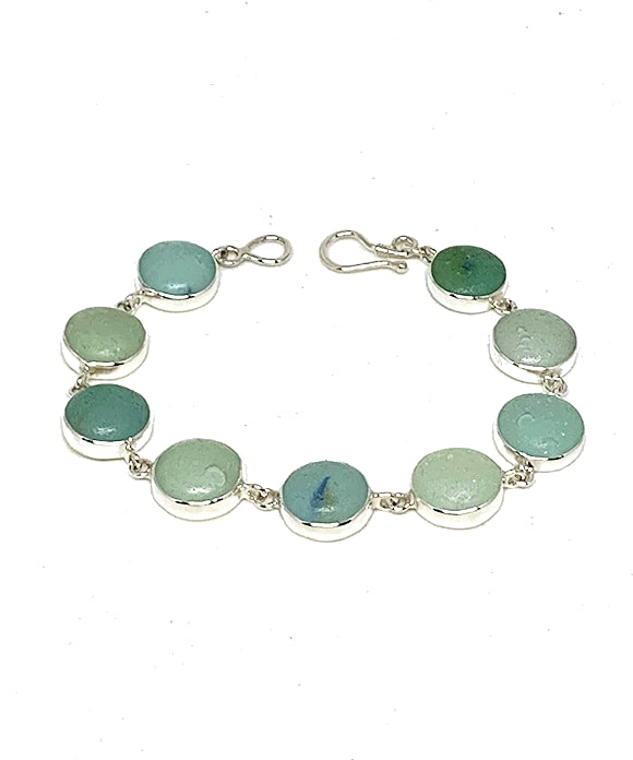Aqua Sea Marble Bracelet - 8