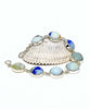 Rare Opaque White Sea Marble Bracelet - 7 1/2