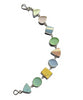Pastel Sea Pottery and Sea Glass Bracelet - 7 1/2
