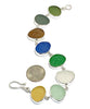 Earth Tone Sea Glass Bracelet - 7 1/2