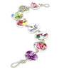 Floral Vintage Pottery Natural Shape Bracelet - 7 1/2