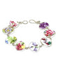 Floral Vintage Pottery Natural Shape Bracelet - 7 1/2
