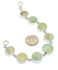 Soft Pastel Sea Glass Marble Bracelet - 7 1/2