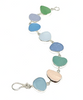 Pastel Sea Glass Bracelet - 7 1/2