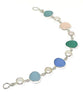 Pastel Sea Glass Bracelet - 8