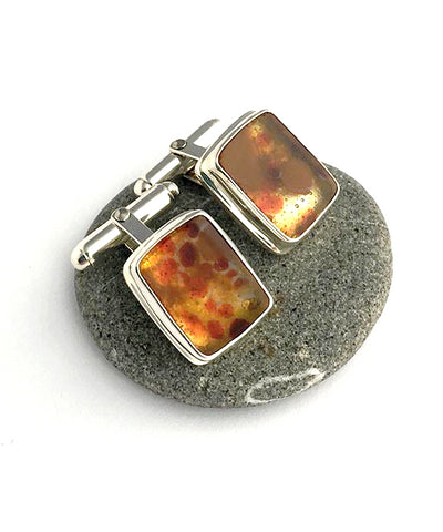 Fused Glass Cuff Links