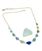 Sea Blues 11 Piece Sea Glass Necklace