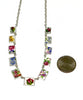 Colorful Floral Vintage Pottery 11 Piece Necklace