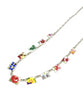 Colorful Floral Vintage Pottery 11 Piece Necklace