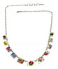 Colorful Floral Vintage Pottery 11 Piece Necklace