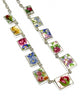 Colorful Floral Vintage Pottery 11 Piece Necklace