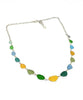 Light Earth Tone 15 Piece Sea Glass Necklace