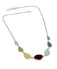 Earth Tone 7 Piece Sea Glass Necklace