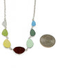 Earth Tone 7 Piece Sea Glass Necklace