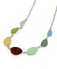 Earth Tone 7 Piece Sea Glass Necklace