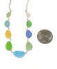 Spring Tones 9 Piece Sea Glass Necklace