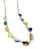 Rare Melded Sea Glass 11 Piece Necklace