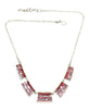 Kentucky Purple Transfer Ware Vintage Pottery Necklace